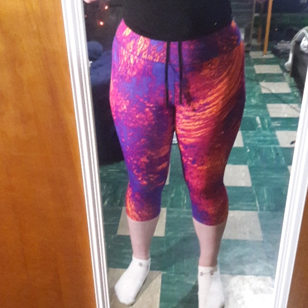Colorful workout leggings